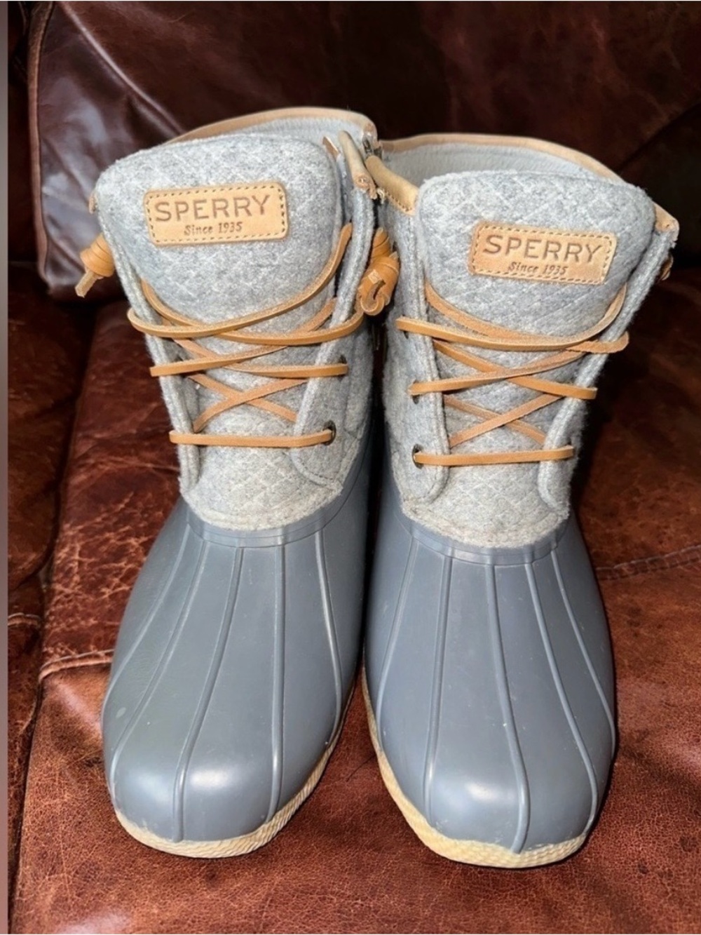 Sperry Gray Boots